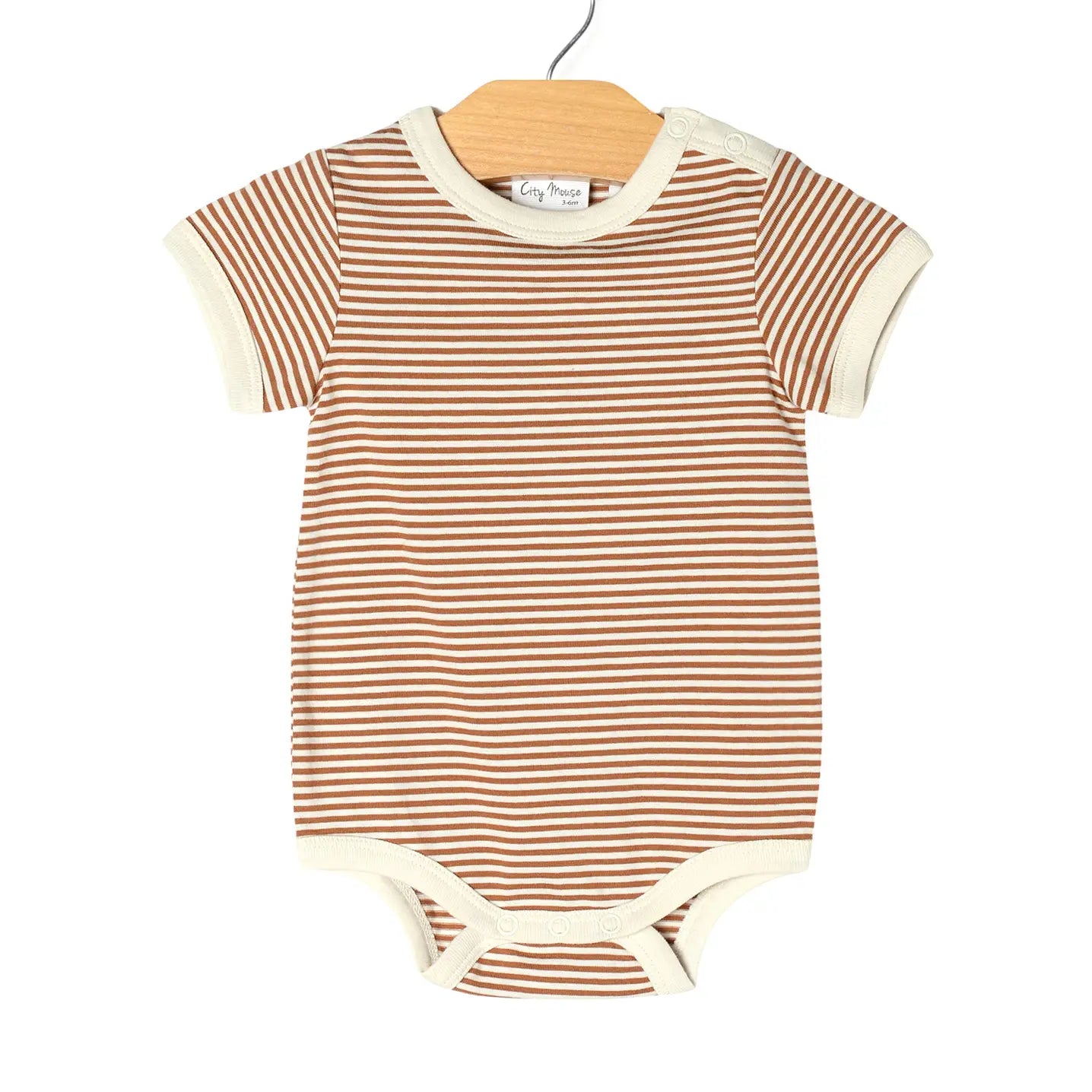 Toffee Striped Bodysuit