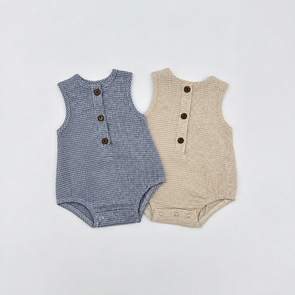 Finley Gingham Romper