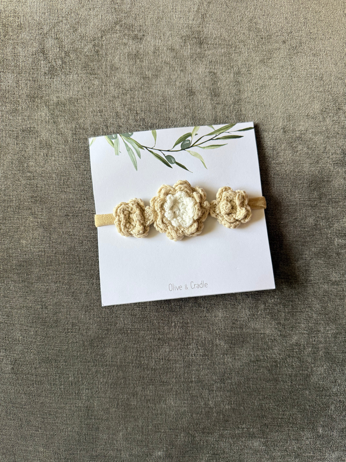 Crochet Flower Headband