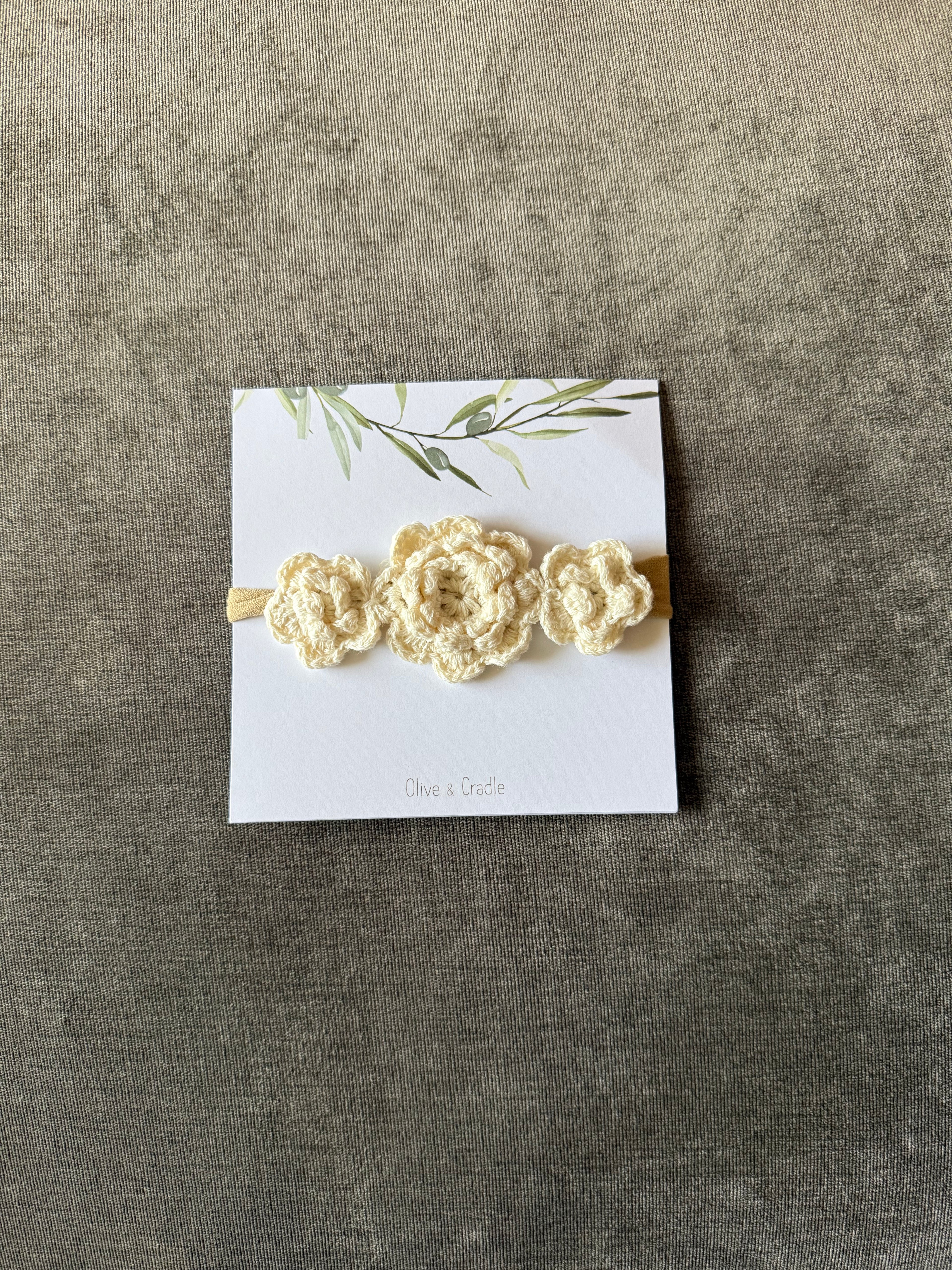 Crochet Flower Headband