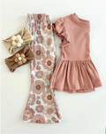 Retro Flower Bell Bottoms