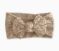 White Daisy Bow Headband